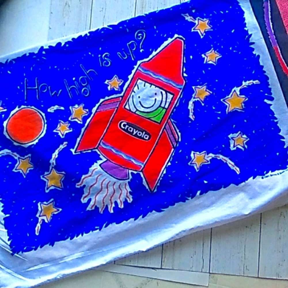 Crayola kids pillowcase